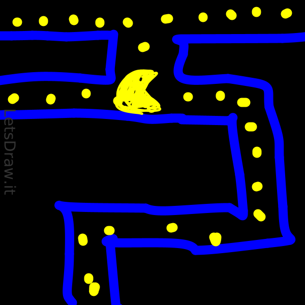 How to draw pacman / 7ucpefqj8.png / LetsDrawIt