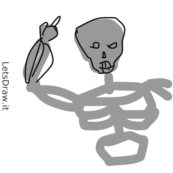 How to draw skeleton / 7ymke5xgp.png / LetsDrawIt