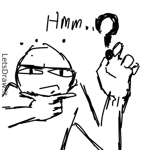 How to draw question mark / 81wdbbz38.png / LetsDrawIt