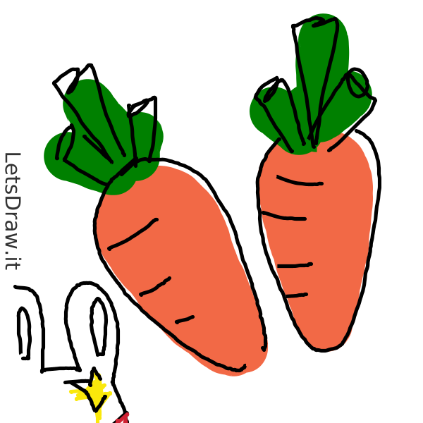 Pin en Carrot drawing