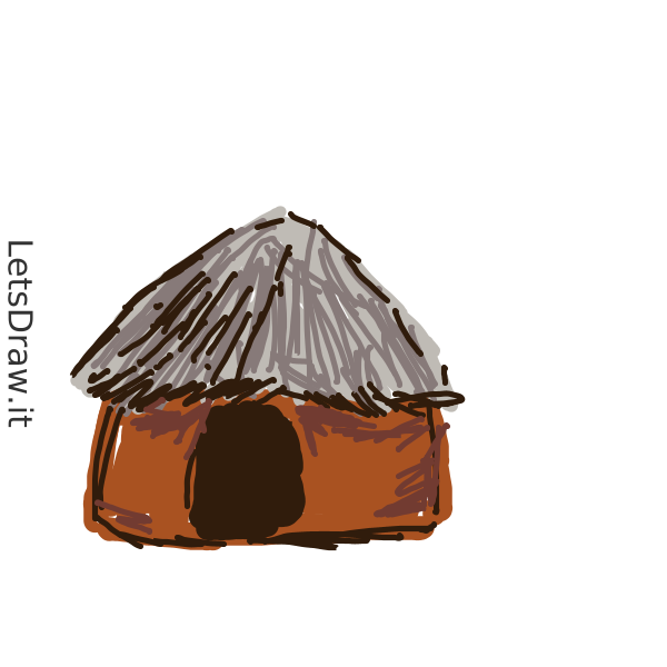 How to draw Hut / 8azd86oyi.png / LetsDrawIt