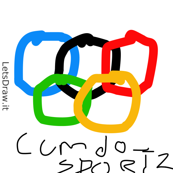 How to draw Olympic rings / 8c1jjw3oa.png / LetsDrawIt