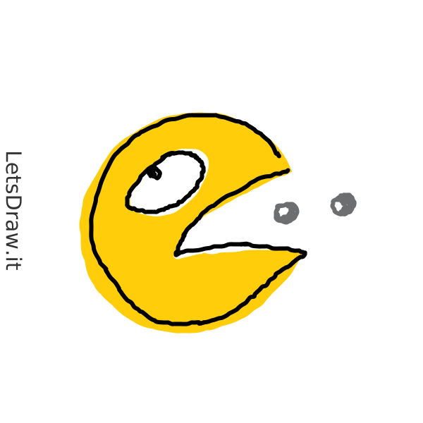 How to draw pacman / 8cibxkhga.png / LetsDrawIt