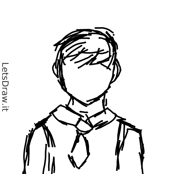 How to draw man / 8egddtaw4.png / LetsDrawIt