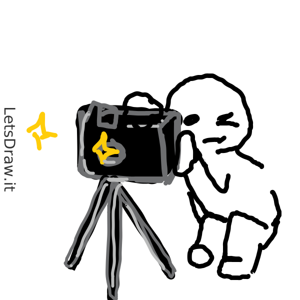 Photographer Basic Draw How to draw photographer / 8f7etiskd.png / LetsDrawIt