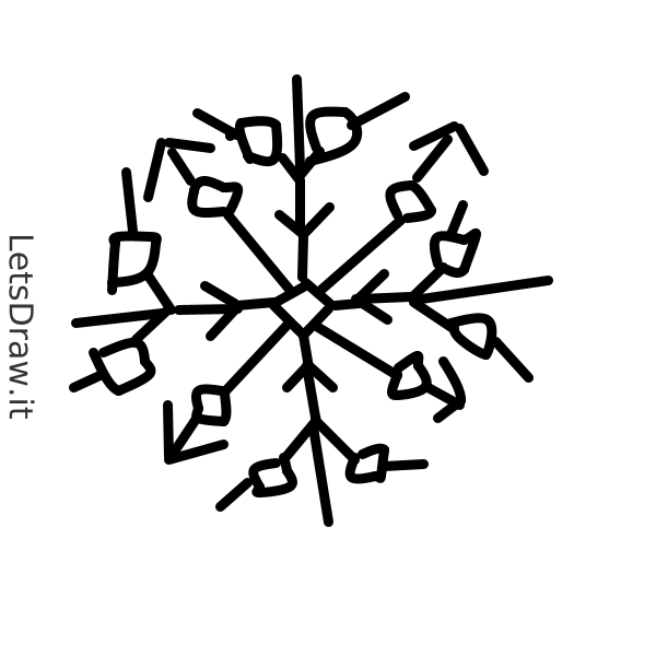 nasil cizilir kar taneleri 8o938da63 png adim adim cizim