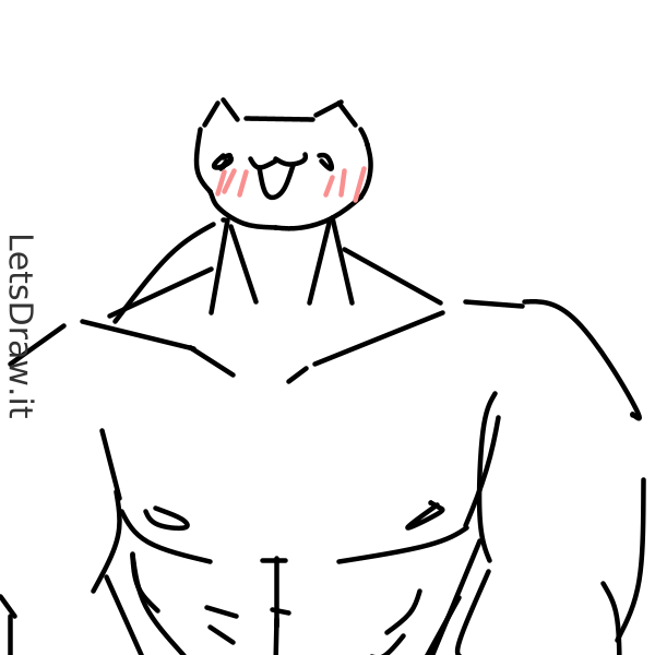 How to draw muscleman / 8uikjr6gy.png / LetsDrawIt