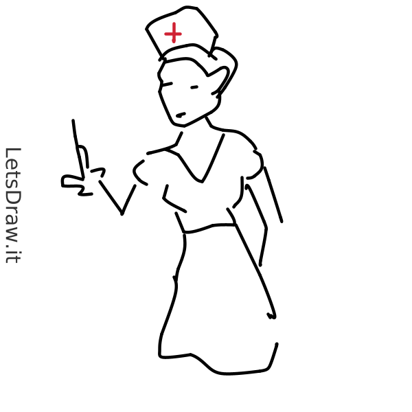 Learn How to Draw a Nurse (KAWAII)|Easy Step By Step Tutorial | Shweta's  Pencil - YouTube | Doctor for kids, Nurse drawing, Learn to draw