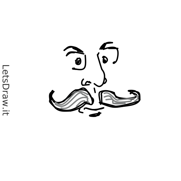 How To Draw Mustache   8yckdbar8.png   Letsdrawit