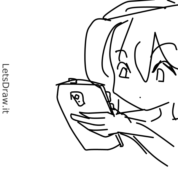 How to draw cell phone / 9189bjmpg.png / LetsDrawIt