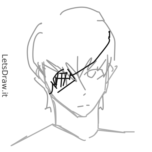 How to draw eye patch / 93awmeeen.png / LetsDrawIt