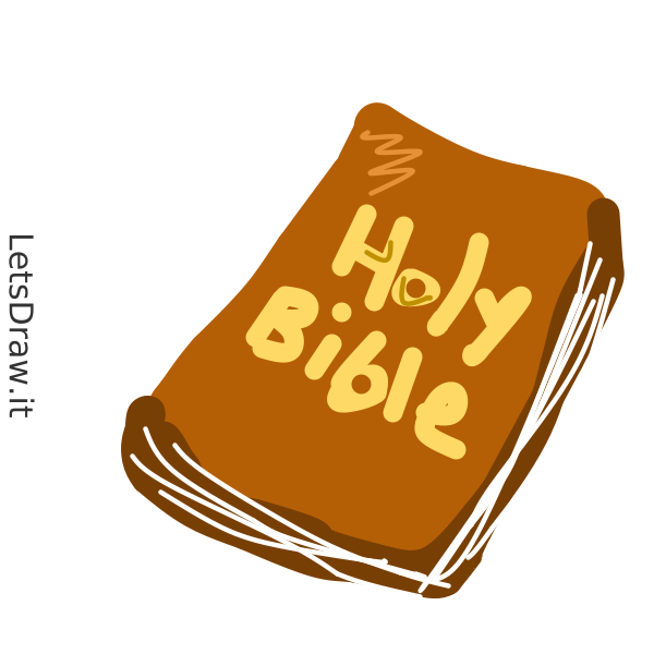 How to draw Holy bible / 981rfc1pf.png / LetsDrawIt