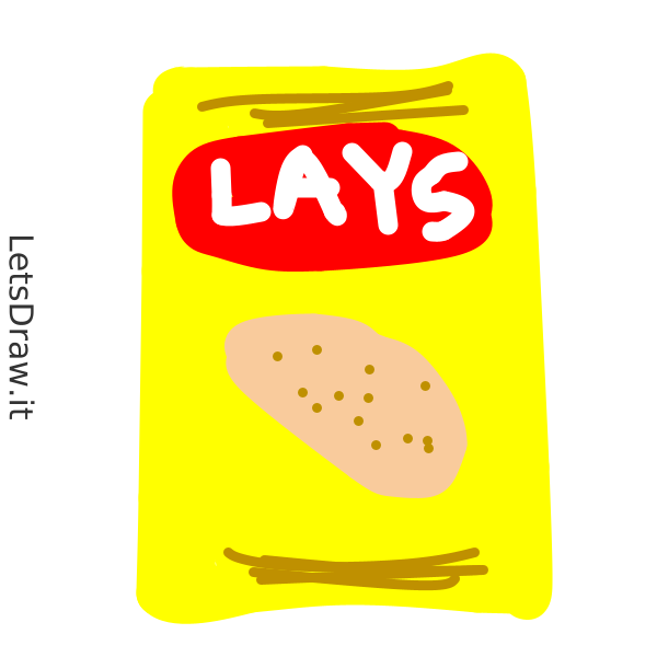 How to draw Potato chips / 9bdoed4jp.png / LetsDrawIt