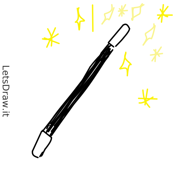 How To Draw Magic Wand / 9bj4p7t5x.png / LetsDrawIt