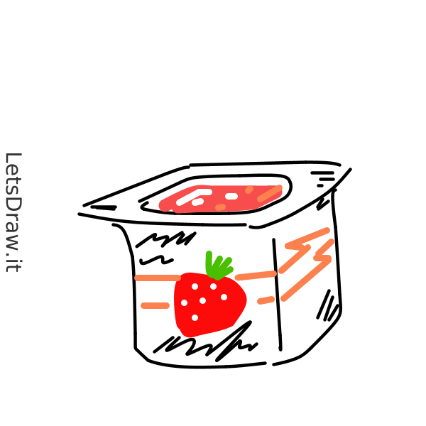 How to draw Yogurt / 9cnpprpyf.png / LetsDrawIt