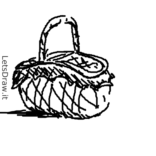How to draw picnic basket / 9h7iqdn69.png / LetsDrawIt