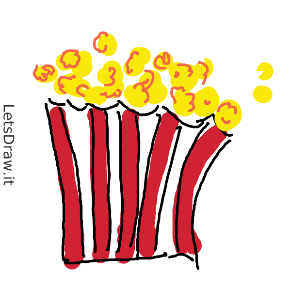 Amazing How To Draw Realistic Popcorn  Don t miss out 