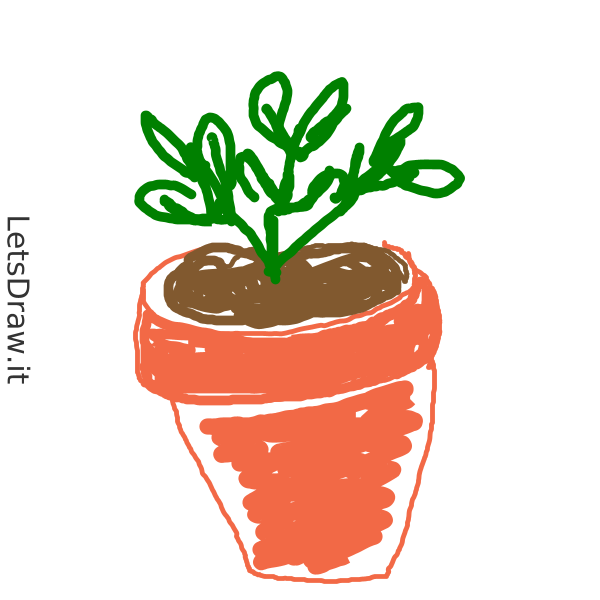 How To Draw Flowerpot 9wj4boj4p Png Letsdrawit