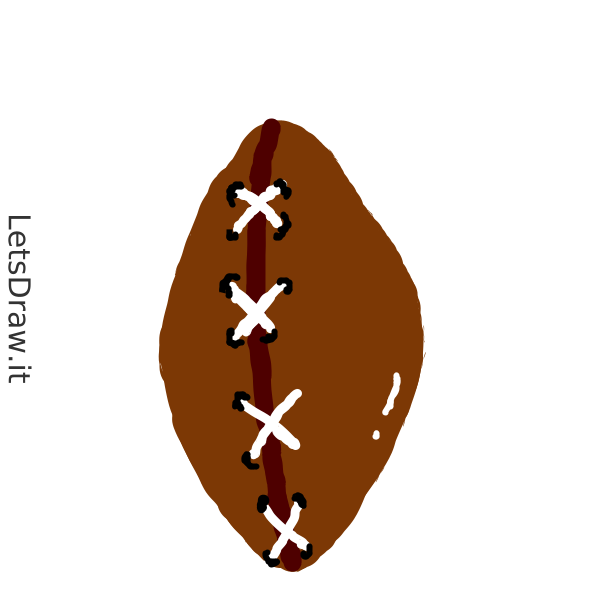 How to draw American football / 9yq1odkhu.png / LetsDrawIt