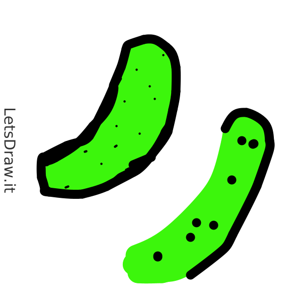 How to draw pickles / LetsDrawIt