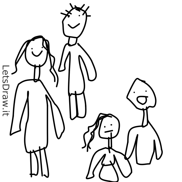 How to draw family / a65fp3j6e.png / LetsDrawIt