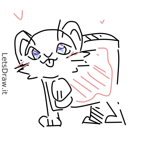 How To Draw Nyan Cat Abxwee3yjpng Letsdrawit 