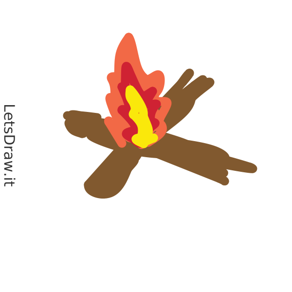 How To Draw Bonfire Acfydescp Png Letsdrawit