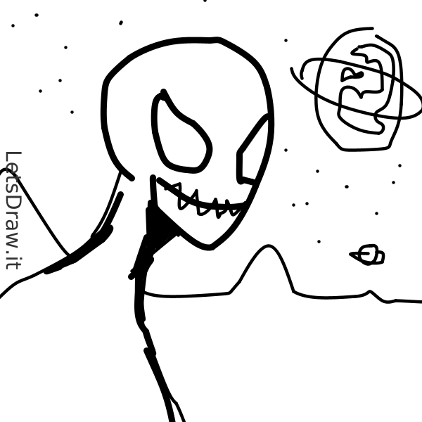 Alien Random Drawing How to draw alien / ag7ygu5o.png / LetsDrawIt