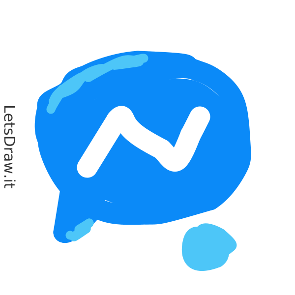 How to draw messenger / ah4rpx3tg.png / LetsDrawIt