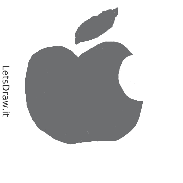 How to draw Apple logo / amswod1w4.png / LetsDrawIt
