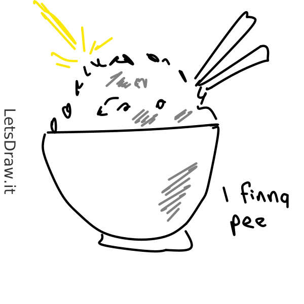 How to draw rice / an61rmh3b.png / LetsDrawIt