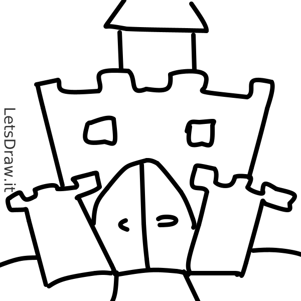 Castel Drawable How to draw castle / awzgjb585.png / LetsDrawIt
