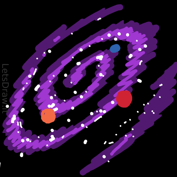 How to draw galaxy / axndknb93.png / LetsDrawIt