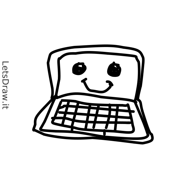 How to draw computer / ayj7crzio.png / LetsDrawIt