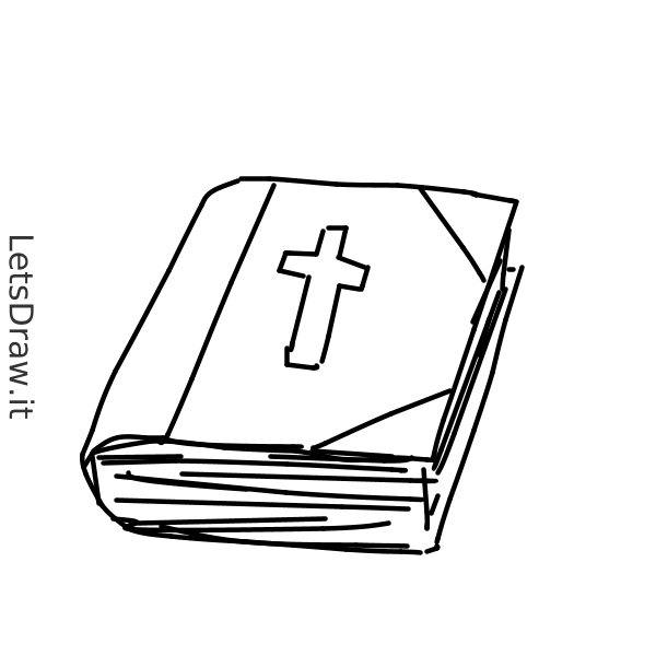 How to draw Holy bible / b1kypbb6j.png / LetsDrawIt