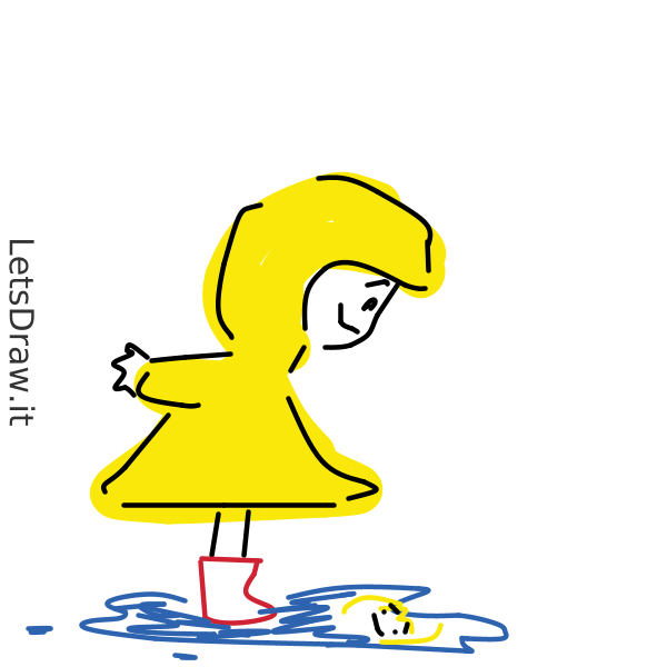 How to draw puddle / LetsDrawIt