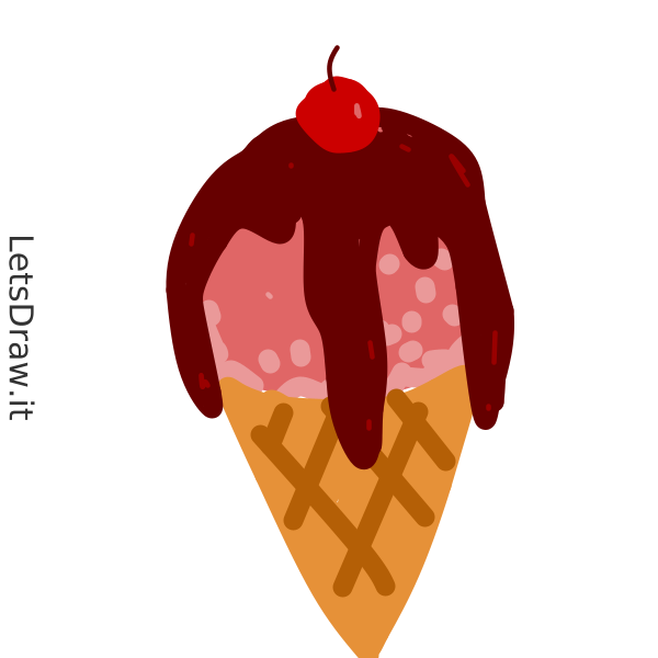 How to draw icecream / b5umgfiu6.png / LetsDrawIt