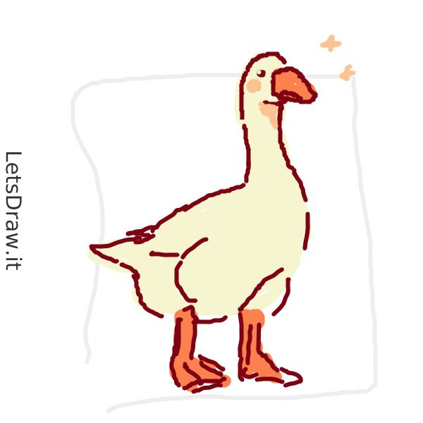 How to draw goose / bar411jih.png / LetsDrawIt