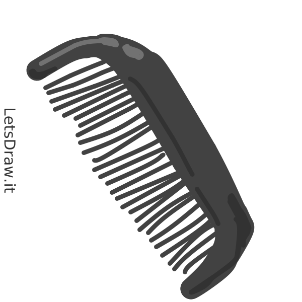 How to draw comb / bbyspnsa1.png / LetsDrawIt