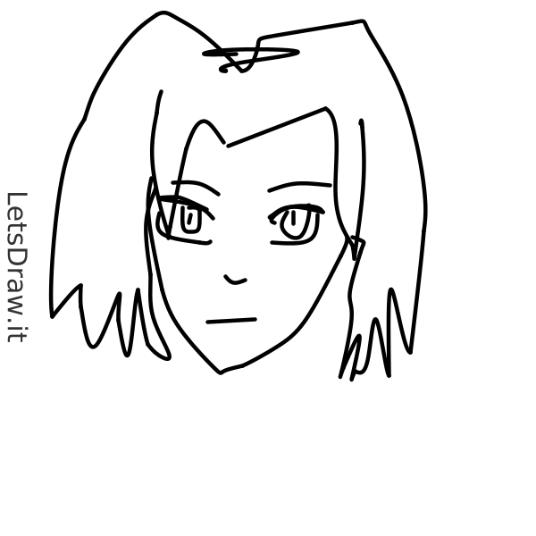 How to Draw Sakura Haruno, Naruto