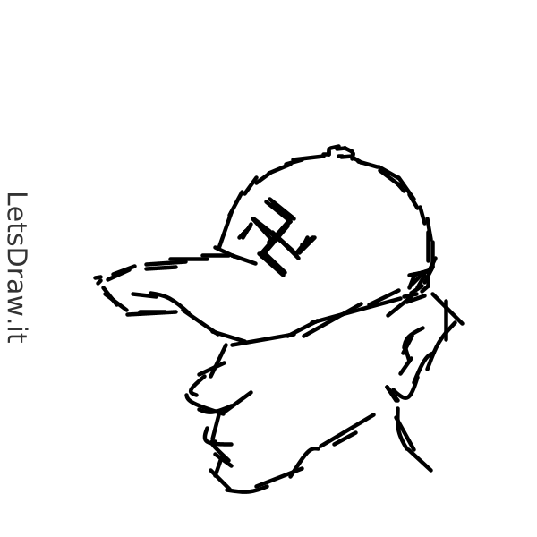 How to draw baseball cap / beegfiqy9.png / LetsDrawIt