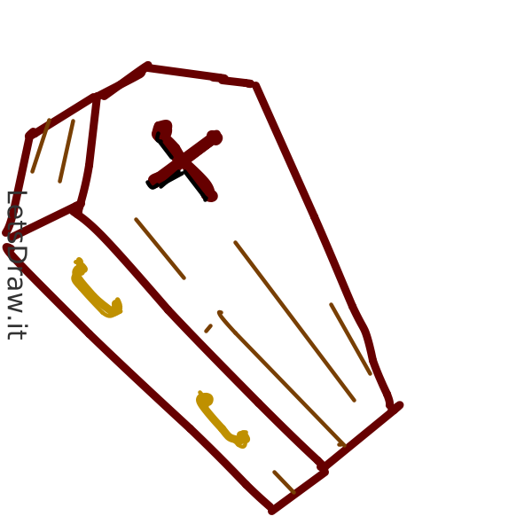 How to draw coffin / bk6rmyj9.png / LetsDrawIt