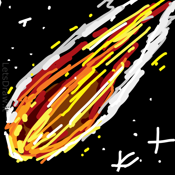 How to draw asteroid / LetsDrawIt