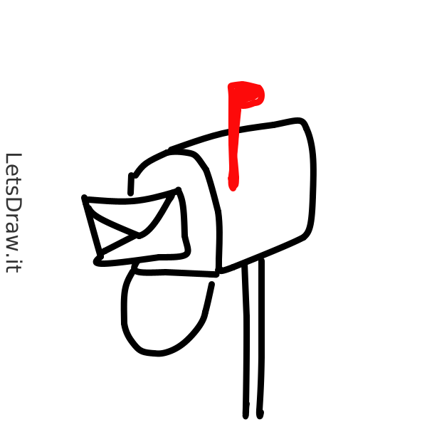 How to draw mail / LetsDrawIt