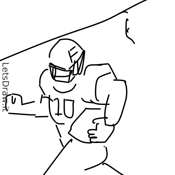 How to draw American football / br6xkggq.png / LetsDrawIt