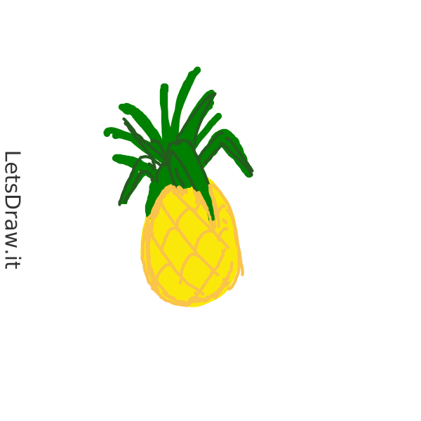 How to draw pineapples / bs7sx7j17.png / LetsDrawIt