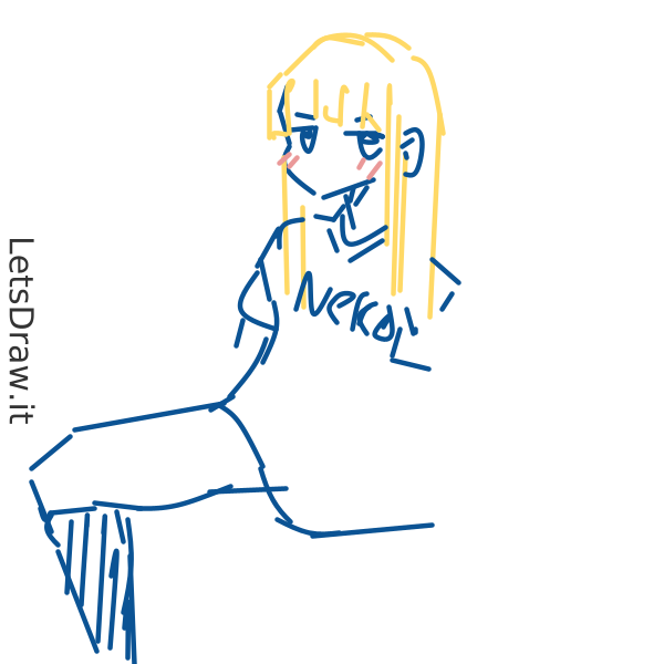 How to draw knee socks / bsfufg1xr.png / LetsDrawIt