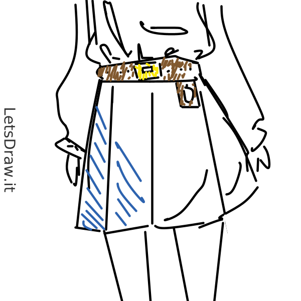 How to draw belt / LetsDrawIt