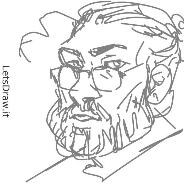 How to draw man / btm6d6to9.png / LetsDrawIt