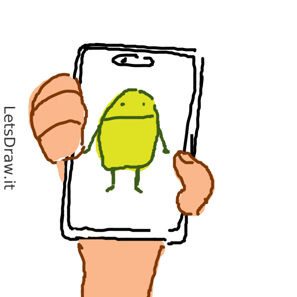 How to draw Android / bujcom9qi.png / LetsDrawIt